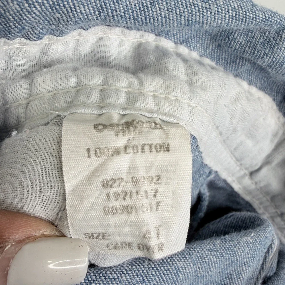 Vintage OshKosh B'Gosh 4T Denim Overalls